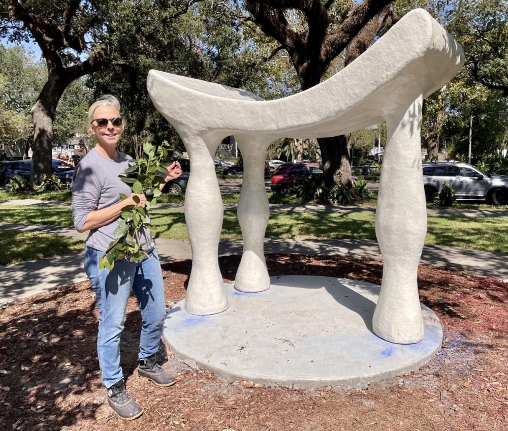 An ‘anti-monument’ in Mid-City takes a feminist view of ancient history: Part of Prospect.5 art show