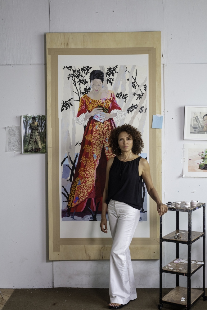Studio Visit with New Orleanian Artist Ruth Owens: Race, Family, and Black Womanhood Laid Bare in her Paintings