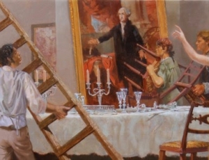 CBS "Sunday Morning" Features William Woodward's Dolley Madison Mural