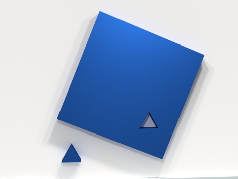 LORI COZEN-GELLER, Piece (blue), 2020