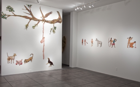 GINA PHILLIPS III Heroes and Villains, [Main Gallery Installation View]