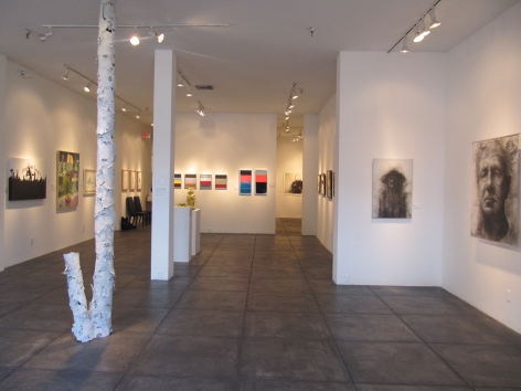 NO DEAD ARTISTS III 14th Annual National Juried Exhibition of Contemporary Art, [Main Gallery Installtion View]
