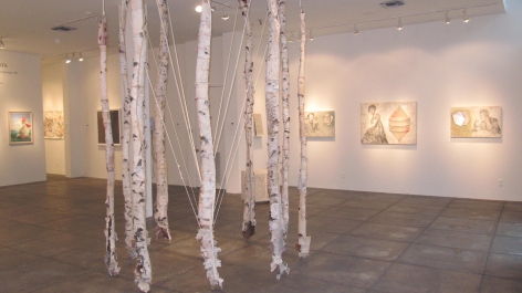 NO DEAD ARTISTS III 15th Annual National Juried Exhibition of Contemporary Art, [Main Gallery Installation View]