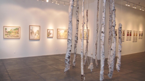 NO DEAD ARTISTS III 15th Annual National Juried Exhibition of Contemporary Art, [Main Gallery Installation View]