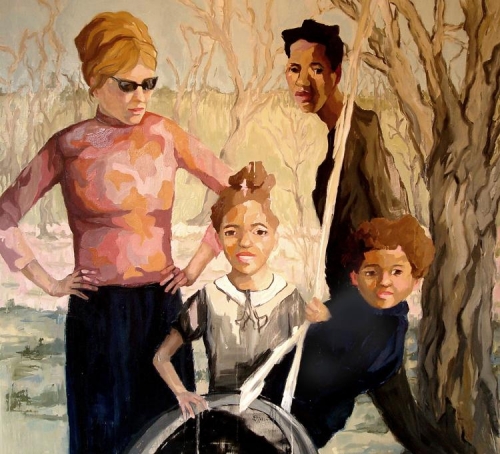 Artist Ruth Owens reflects on racial, cultural meanings of phrase 'good family' in her paintings