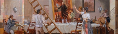 CBS "Sunday Morning" Features William Woodward's Dolley Madison Mural