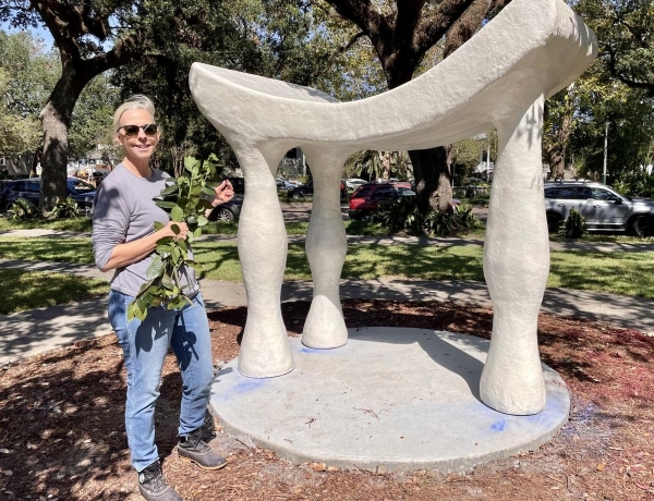 An ‘anti-monument’ in Mid-City takes a feminist view of ancient history: Part of Prospect.5 art show